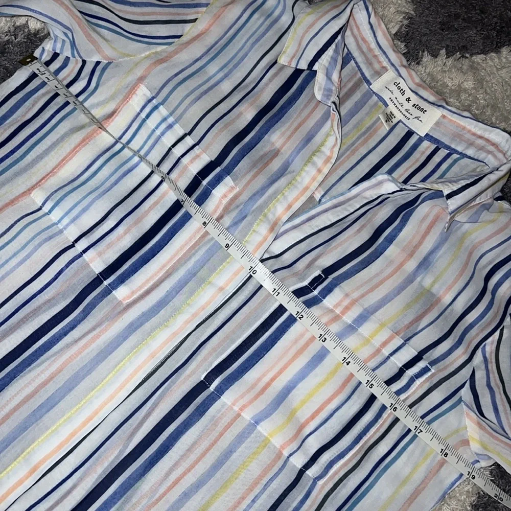 Cloth & Stone striped button down size small - Picture 6 of 11